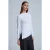 Slim-Fit Boot-Hals Lange Mouwen Blouse