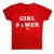 Disney Meisjes Girl Power Minnie Mouse T-shirt (Rood)