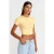 Slim Fit Crop Blouse Met Knopen