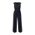 s.Oliver BLACK LABEL Getailleerd jumpsuit donkerblauw