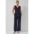 s.Oliver BLACK LABEL Getailleerd jumpsuit donkerblauw