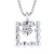 Ketting Diamonds 0.050 Cts Wit Goud 18 Karaat