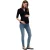 Mamalicious Dames/Dames V Hals Positie Sweatshirt 3/4 Mouwen (Zwart)