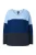 Ulla Popken Trui  blauw / marine / lichtblauw