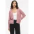 VILA rechtvallend gebreid vest – oudroze