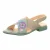 THINK! Sandaal  kaki / pastelgroen / lila / oudroze