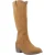Hush Puppies Isabella Dames Suède Tan Kniehoge Laarzen Met Hak