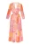 IZIA Jurk ‘Boho’  curry / oranje / pink / wit