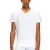 Diesel tonaal logo V-hals wit T-shirt