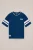 Bad Boys – Jongens T-shirt met streep – Oversized – Donkerblauw – Katoen –