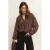Expresso blouse met print – bruin