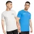 Crosshatch Heren Pentan T-Shirt (Set van 2) (Blauw/Grijs)
