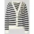 Liu Jo White relaxed fit cardigan met siersteentjes