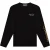 Malelions Men Ocean Club Longsleeve T-Shirt | Black