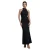 Damesjurk van satijn Goddiva Maxi Multi Tie