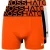 Crosshatch Heren Dumas Boxershorts (Set van 3) (Rood/oranje)