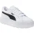 Puma Dames karmen leren trainers