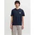 JACK & JONES ORIGINALS relaxed T-shirt met backprint donkerblauw