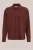 WE Fashion – Heren regular fit overshirt – Regular fit – Roestbruin – LENZING™ ECOVERO™ viscose –