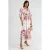 Bloemen V-hals Maxi Jurk