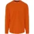 Palm Angels Heren Klassiek Logo T-shirt met lange mouwen (Oranje)