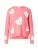 PRINCESS GOES HOLLYWOOD Trui ‘Broken Hearts’  lichtroze / wit