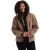 Trespass Yuill-fleecejas voor dames (Beige)