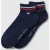 Tommy Hilfiger Sneakersokken met labelprint in een set van 2 paar