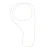 OPERA zoetwater parel White 7-8 mm Lengte 120 cm