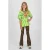 Vingino flared broek met panterprint bruin