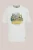 WE Fashion – Heren boxy fit T-shirt met print – Boxy Fit – Wit – Katoen –