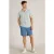 White Stuff Geo Printed Polo Blue Print