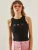 Bianco Lucci Top  rosa / pastelroze / lichtroze / zwart
