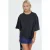 Oversized Geribbelde Cropped Blouse met Ronde Hals