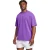 Under Armour Heren Gewassen Logo Oversized T-shirt (Paars)