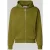 REVIEW relaxed fit sweatjack van katoenmix met capuchon