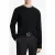 John Varvatos Dotel Ls Mixed Cable Crew Black