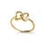 Orphelia ‘Lili’ Dames 925 Sterling Zilveren Ring – Goud ZR-7513/G