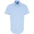Premier Heren Poplin Stretch Overhemd met Korte Mouwen (Lichtblauw)