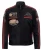 Leren race-motorfietsjack met rits