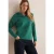 Cecil Dames Twill Hoodie-shirt in Groen
