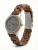 La Moda Me Analoog horloge ‘Horizon – Eco-Friendly Walnut Wooden Timepiece’  roestbruin