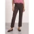 Broek met High Waist en Straight Leg pijpen in casual pasvorm
