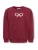 Only Mini Sweatshirt ‘KMGKATE’  karmijnrood / wit