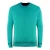 Lyle & Scott Golf Tech blauwgroen groene trui met ronde hals
