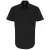Premier Heren Poplin Stretch Overhemd met Korte Mouwen (Zwart)