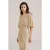 We Fashion Dress Mid Length Gold