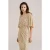 We Fashion Dress Mid Length Gold