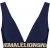 Malelions Women Venetian Bikini Top | Midnight Blue