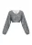IZIA Blouse Dames Aqua veelkleurig